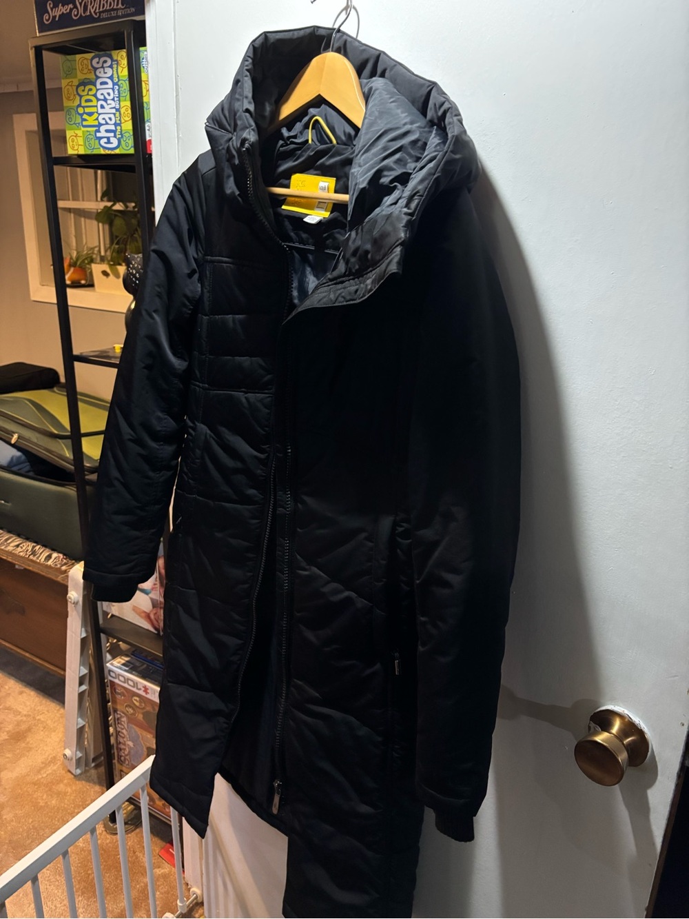 Lole Black Insulated Long Puffer Jacket - Warm Winter Coat